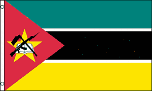 MOZAMBIQUE International 3x5 Polyester Flag