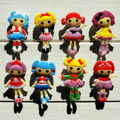 NEW 8 pcs Lalaloopsy Shoe Charms fit for Croc Wristband Backpack 