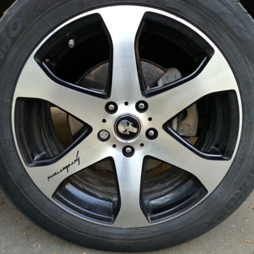 4x 56mm Punisher Wheel Center Hub Cap Sticker Decal & Tire Tyre Valve Caps Stem 