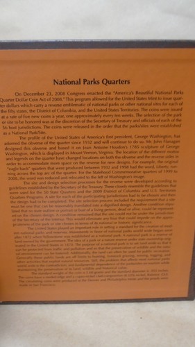 Washington National Park Quarters 2010-2021 NEW Dansco Coin Album # 7148 U.S