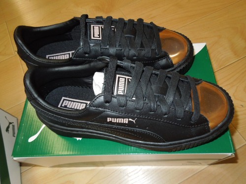 #366169 WOMEN/'S PUMA BASKET PLATFORM METALLIC SHOES ASST COLORS /& SIZE $89.00