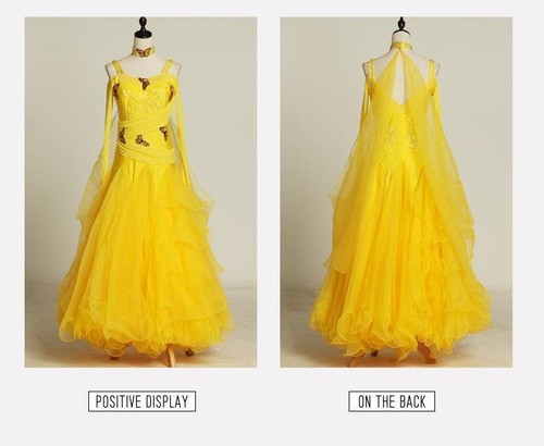 Hot Chic Women Ballroom Competition Dance Dress Modern Waltz Standard Dress New
