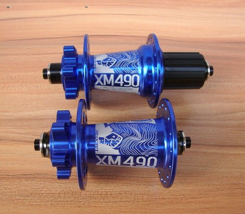 XM490 Hubs 32H 4 Bearing MTB Mountain Bike disc brake Hub Front Rear skewer set