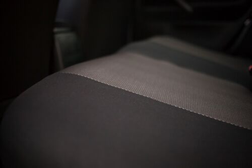 Sitzbezüge Sitzbezug Schonbezüge für VW Caddy Dunkelgrau Sportline Komplettset