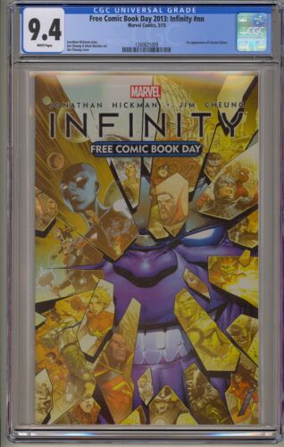 Infinity FCBD 2013 CGC 9.4 NN 1st Corvus Glaive Black Order Thanos Avengers War 