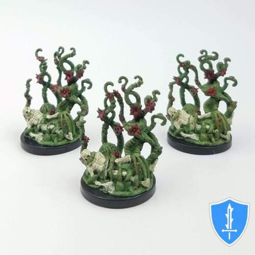 Creeper Vine (musk) x3 - Jungle of Despair #17 Pathfinder Battles D&D Miniature