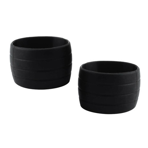 2pc MTB Road Bike Bicycle Handlebar Anti-Loose Silicone Fixing Rings Fasten Loop