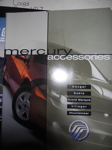 2001 MERCURY COUGAR SABLE MOUNTAINEER ACCESSORIES CATAL