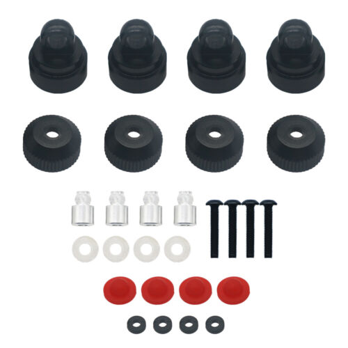 4 Sets Alloy Shock Caps Bottoms Washers Pivot Balls For 1-10 Traxxas Slash 2WD 