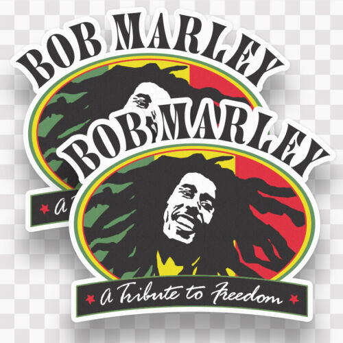 Details about   2x BOB MARLEY Vinyl Decals Stickers Wall One Love Reggae Jamaica Rasta Music 