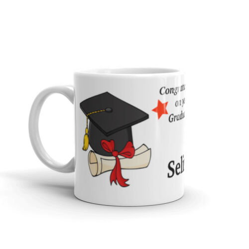 Personalised Graduation Mug Christmas Birthday Present Gift 