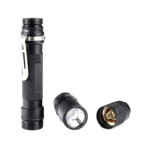 5000LM 5 Modes LED Flashlight Portable AA Medical Clip Torch YO