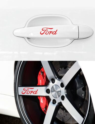 Ford decals stickers for door handles wheels rims 8pcs emblem logo vinyl truck