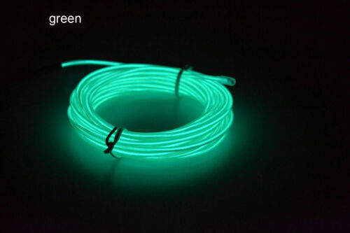 Glow LED Light El Wire String Strip Rope Car Dance Party 3V USB Controller RK 