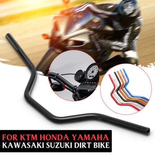 Black 7//8 22mm Motorcycle Handlebars Handle Bar For KTM Honda Yamaha Dirt Bike
