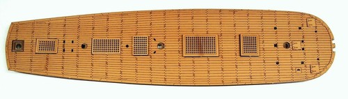 1:87 Airfix HMS Bounty wood deck for model