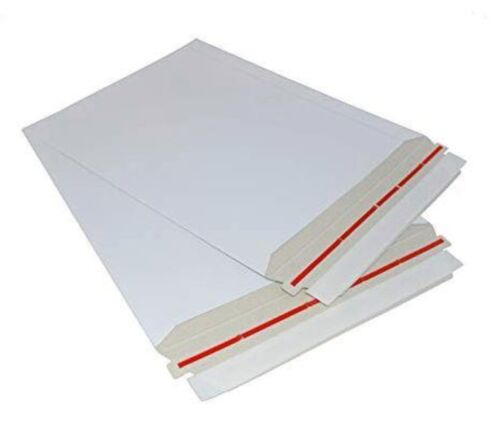 1-200 Mailers 12.75x15 Rigid Photo Cardboard Self Sealing Envelopes 12.75/" x 15/"