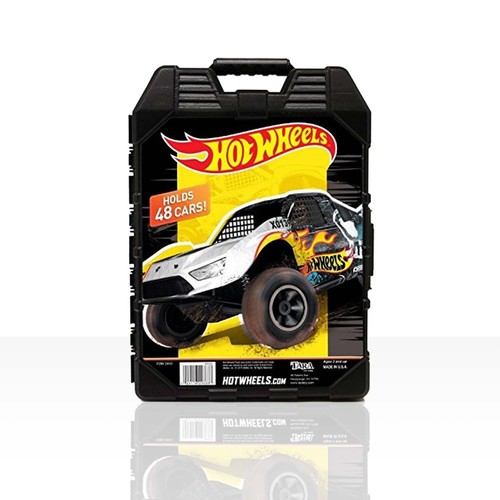 Hot Wheels 48 Car Carry Case Storage Rugged Plastic Styles and Colors May Vary