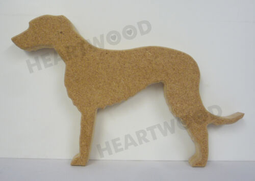 Lurcher dog shape in MDF /Wooden blank craft shape 130mm x 18mm thick 