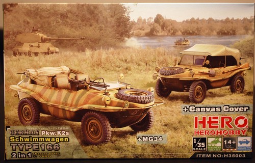 1942 Schwimmwagen VW Type 166 PKW Typ Ks 2 Hero 35003 1:35