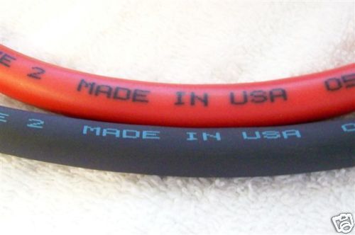 UNIVERSAL TRUNK MOUNT BATTERY CABLES 2 GAUGE NEW MADE IN THE USA