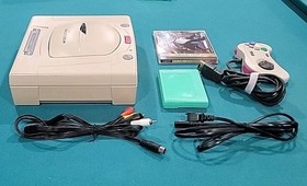🕹Modded Sega Saturn Region Free⚡️ FRAM MODS🔥New battery - Memory card 🕹