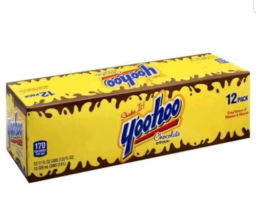 1x 11oz 12pk Yoo Hoo Chocolate Drink cans yoohoo 