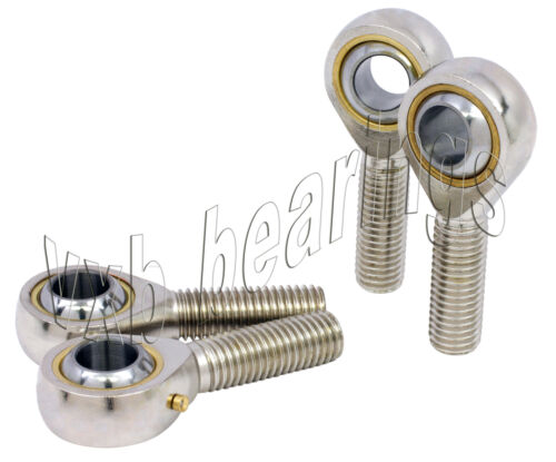 4 Male Rod End 6mm POS6 2 Right and 2 Left Hand Ball Bearings 215