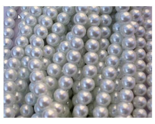 100-300 White Glass Faux  Round Beads In 6mm 8mm For Jewellery Making 