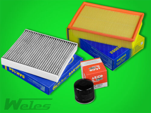 FS409 INSPEKTIONSPAKET Luftfilter Ölfilter Aktivkholefilter FORD FOCUS II 1,6