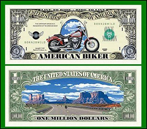 Set of 100 American Biker Million Dollar Bill