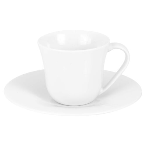 2 4 6 Alessi KU Cups /& Saucer Ceramic Espresso Coffee Porcelaine Gift Boxed Set