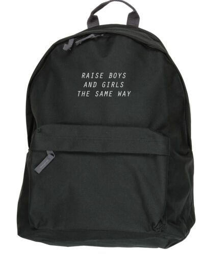 RAISE BOYS AND GIRLS THE SAME WAY kit bag backpack ruck sack 