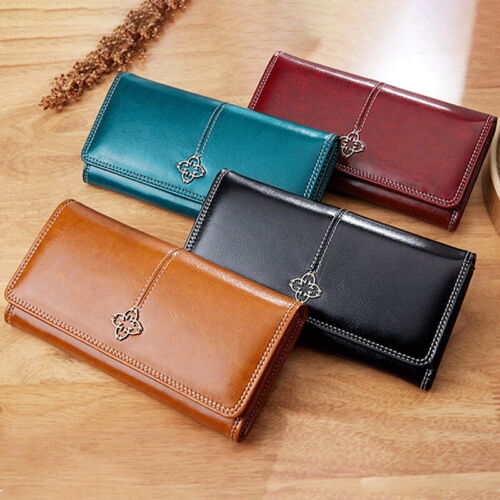 Women Ladies Leather Wallet Long Card Phone Handbag New Holder Clutch Zip Purse 