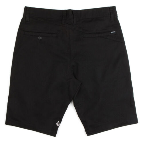 Men/'s Standard Fit Bottoms Volcom /"Frickin/" Modern Stretch Chino Shorts Black
