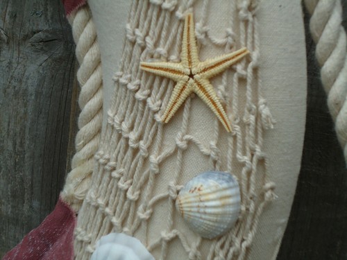 Boat maritime Life Buoy Ring Belt s Ship Lifebelt Welcome On board with Shells