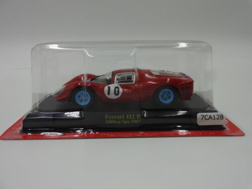 Ferrari Collection F1 412 P 1000km Spa 1967 1//43 Scale Mini Car Display Diecast