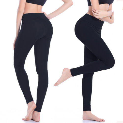YOGA Pants Flare Leg Fitness Foldover Waist Womens Workout Gym Leggings Trousers