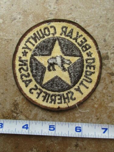 OBSOLETE Vintage State of Texas Bexar County Deputy Sheriffs Association Patch 