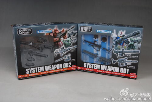 002 Builders parts for Bandai 1//144 HG RG Gundam Daban System Weapon 001