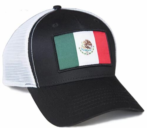 Mexico Flag Snapback Trucker Baseball Hat Sombrero de la Bandera de Mexico 