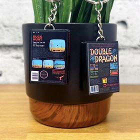 Mini NES Game Case Keychains, Miniature Nintendo Cover Art, Retro Gamer Gift