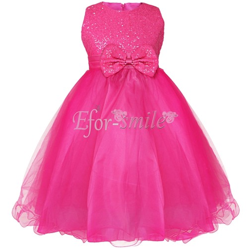 Flower Girl Dress Birthday Wedding Bridesmaid Formal Pageant Recital Graduation