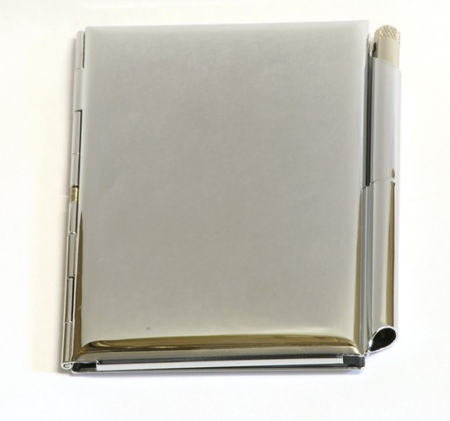 Scorpion Metal Memo Notepad Card Holder FREE ENGRAVING Wildlife Gift