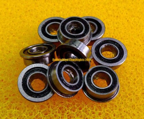 Flanged Rubber Sealed Ball Bearings FR3-2RS 3//16/" x 1//2/" x 0.1960/" 20 PCS