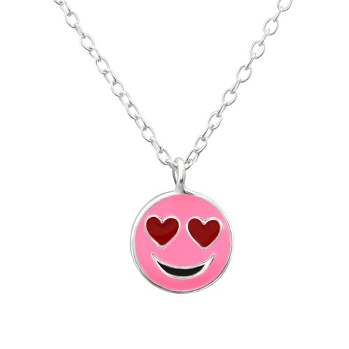 Childrens Sterling Silver Necklace Genuine 925 Unicorn Crystal Heart Christmas