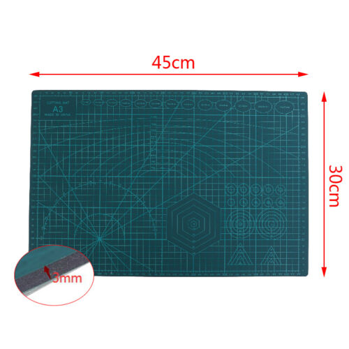 A3 Double Sided Cutting Mat Self-Healing Cut Pad Patchwork Tool Quilting RulYF 