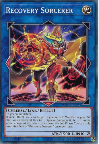 Common Card 1st Edition Yu-Gi-Oh: Recovery Sorcerer MP18-EN198