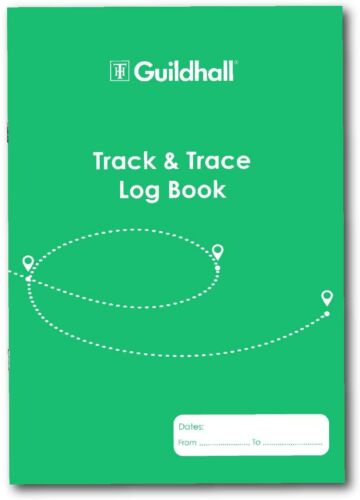 Exacompta 'Guildhall' Track and Trace Log Book,2020TTZ 