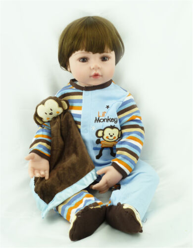 Reborn Toddlers Soft Reborn Baby Dolls 24/'/' Toddlers Lifelike Dolls Xmas Gifts